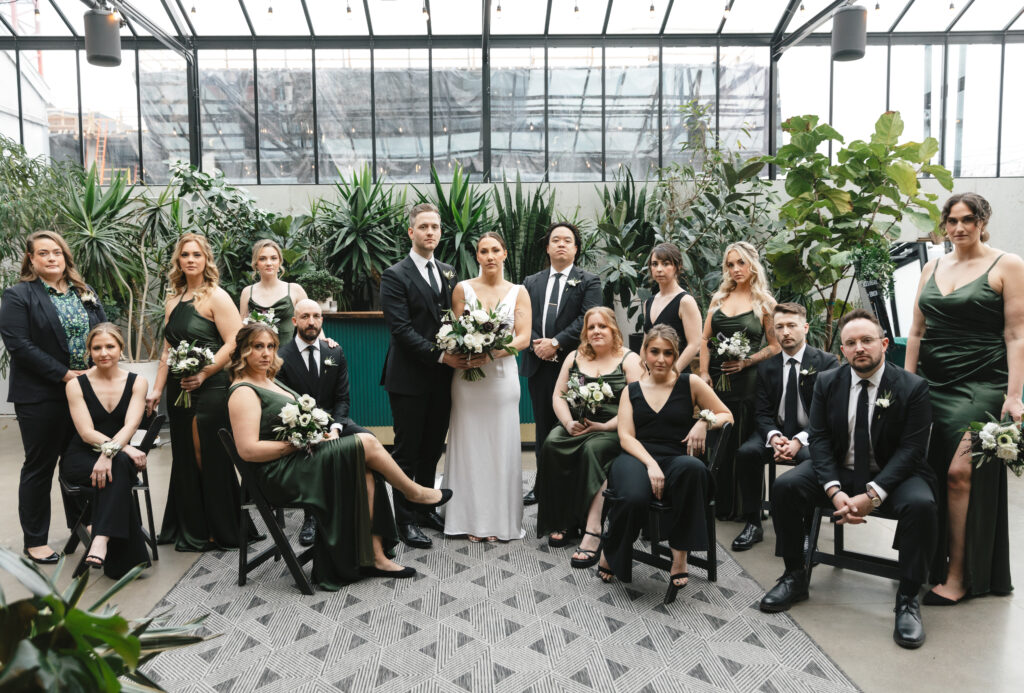 A Downtown, Magically Moody Winter Wedding at The Tinsmith