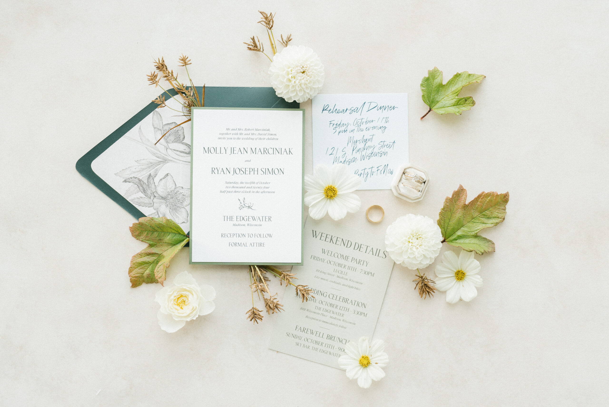 A Flower-Filled Fall Wedding at The Edgewater