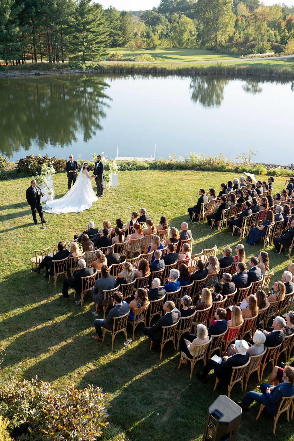 A Late-Summer Sailcloth Celebration at a Private Estate in Illinois