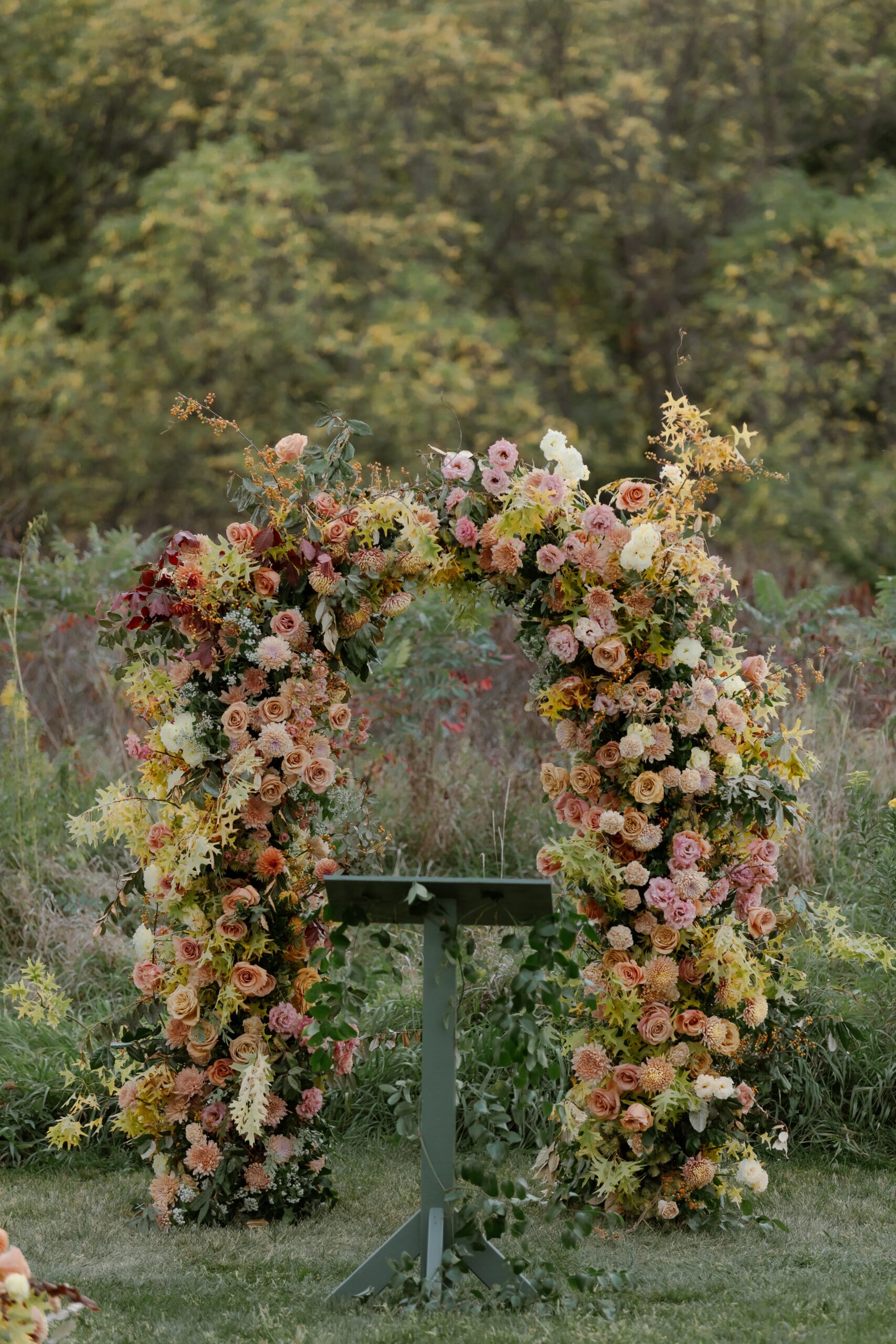 A Cozy Clear Frame Backyard Wedding in New Glarus, Wisconsin