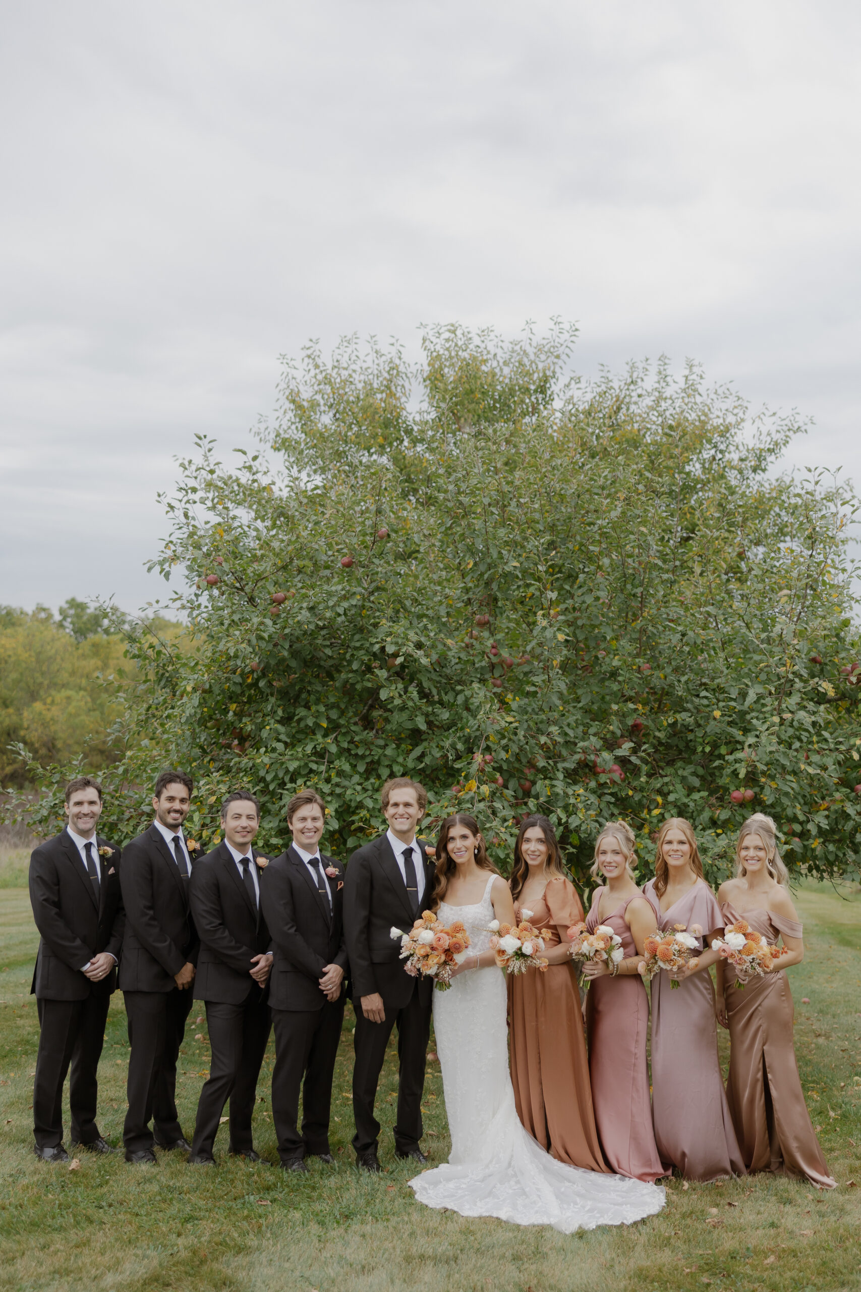 A Cozy Clear Frame Backyard Wedding in New Glarus, Wisconsin